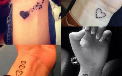 Tatuajes pequeños de corazones, más de 25 diseños llenos de AMOR