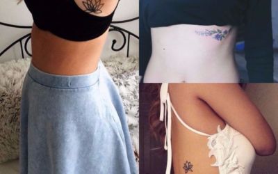 20 Tatuajes pequeños en el costado o en las costillas sugerentes y discretos