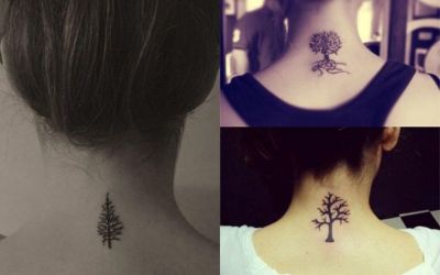 Tatuajes pequeños en la nuca: + 20 diseños que sólo se verán si tú quieres