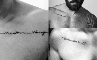 Tatuajes pequeños en el pecho para hombre: 25 diseños perfectos para los pectorales