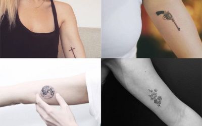 Tatuajes pequeños en el brazo: +35 diseños de la muñeca al hombro