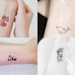 Tatuajes pequeños de animales en la muñeca