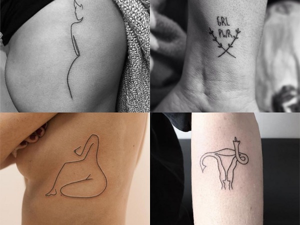 Tatuajes pequeños con significado, símbolos de mujer