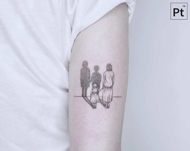 Tatuajes pequeños familia