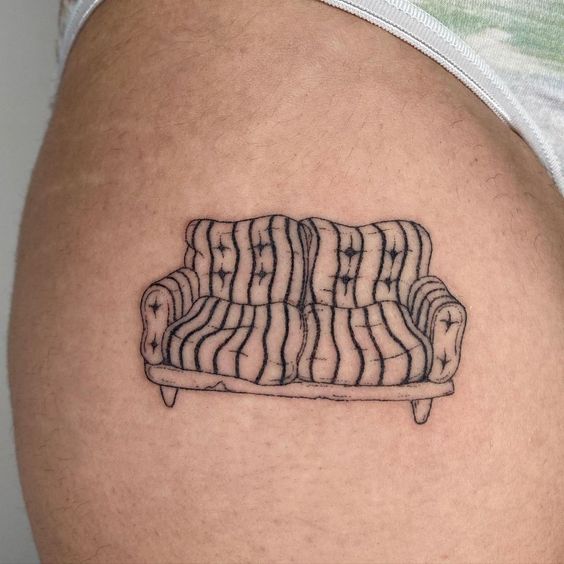 Tatuaje sofá vintage
