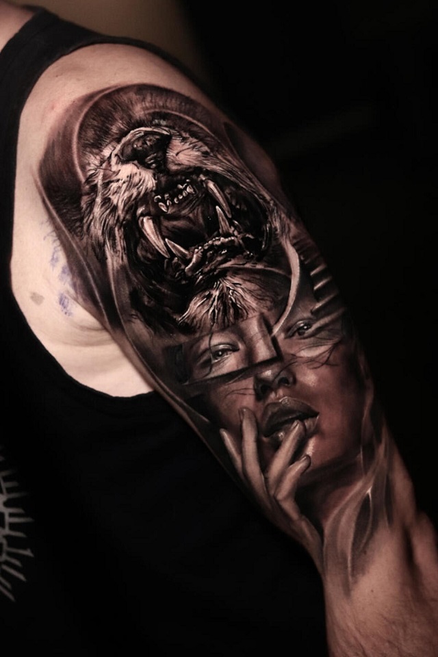 Tatuaje brazo Andrew Yulian